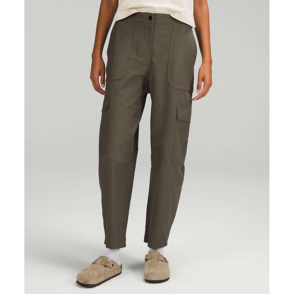 Lululemon Light Utilitech Cargo Pocket High Rise Pants Carob Brown Size 27
